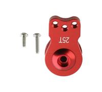 Bwuikim Adjustable 25T Servo Arm for Remote Control Crawlers Trucks Black Horns for Remote Control Crawlers Machined Car Protector Crawler Accessories