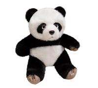 Bwuikim Adorable Panda Plush Desk Friend, Soft Stuffed Animal Study Companion for Kids Room Decor & Birthday Gifts Doll Panda Soft Stuffed Animals Desk for Educational Space Decors