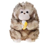 Bwuikim Adorkable Sweet Golden Monkey Doll Stuffed Toy Hugging Doll Cotton Filled Loneliness Comfort for Girl Toddler Kid Room Golden Monkey Stuffed