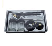 Bwuikim Airbrushes Sprays Pen Set Quick Cleaning and Stable for Artistic Endeavors Maintainable Single Action Paint Set