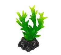 Bwuikim Artificial Coral Fishtank Decoration Life Like Plant Resin Figurine Aquarium Succulents Plant Landscape Ornament Fishtank Decor Fish Tanks Decoration