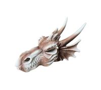 Bwuikim Artificial Dinosaur Skull Aquariums Decors Fish Tanks Sinkable Landscapes Aquatic Pet Fishtank Cave Shrimp Shelter House Resin Hiding House