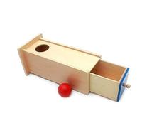 Bwuikim Baby Color Shape Cognitive Toy Teaching Drawer Learning Toy Activity Center Stimulation Board Game Toddler Wooden Toys for Preschool for Kindergarten for Teachers for Kids