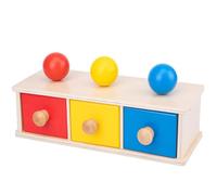 Bwuikim Baby Color Shape Cognitive Toy Teaching Drawer Learning Toy Activity Center Stimulation Board Game Toddler Wooden Toys for Preschool for Kindergarten for Teachers for Kids