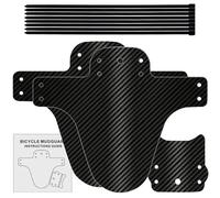 Bwuikim Bikes Mudguard for Rear Mounting Bicycles Front Mud Guard Foldable Adjustable Mud Flap Front Splash Guards