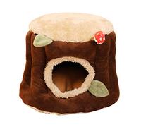 Bwuikim Bird Warm Nest Hanging Hammock House Winter Tent Plush Hideaway Bed for Hedgehog Easy to for Cage Small Animal Hamster Bed House Winter Warm Bird Nest Hammock