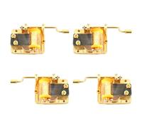 Bwuikim Classical Castles in the Skies Melodies Music Box Set of 4 Musical Mechanism Replacement for Craft Projects and Repair Castles Skies Music Box