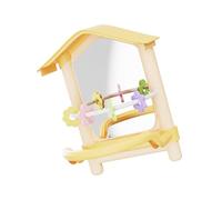 Bwuikim Conure Chewing Glass Cage Appendage Not Deadly Polystyrene Participatory Bird Toy Easy Install Bird Glass