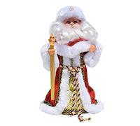 Bwuikim Creative and Attractive Santa Toy Made by and Cloth Strong Anti Fall Can Make Sounds Kids Favo Santa Toy Music for Kids and Cloth