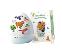 Bwuikim Dinosaur Eggs Projector Night Light 360 Rotating Atmospheres Lamp Decoration Bedroom Lighting Children Gift Rotating Lamp for Room Decoration