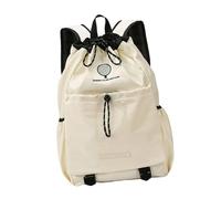 Bwuikim Drawstring Backpack Women, Men Lightweight Gym Bag with Yogas Mat Strap, Water Resistant String Backpack Laptop Backpacks Sports Gym Swim String Bag