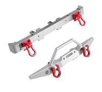 Bwuikim Easy Carry Metal Bumper Car Accessories Set Pair Durability Quick Tool Easy Assembly for 1/12 MN128 Thin