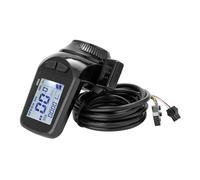 Bwuikim Electric Scooter LCD Display Panel, 24V 36V 48V Meter Control with 5 Pin for Thumb Throttle