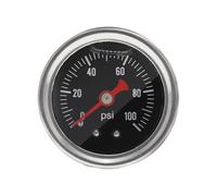 Bwuikim Engine Diagnostic Tool 1/8 Inch Oil Pressure Gauge 0 100 Iron Component for Motorcycle and Car Automotive Oil Pressure Tester