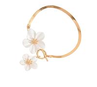 Bwuikim Feminine Flower Ankle Iron Chain Adjustable Fit Beach Jewelry Accessory Stylish Outfits Enhancer for Her Alloy Flower Ankle