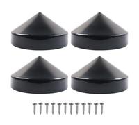 Bwuikim Flexible Marine Piling Headpieces 4 Pack 9 Inch Permanent Polypropene Coastal Security Protect for Plateau Hemorrhoids Marine Grade Point Piling Headpieces