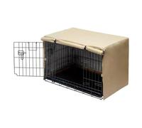 Bwuikim Foldable Dog Cage Cover Kennel Protective Waterproof with Mesh Window Dog Outdoor Activity Travel Gear Pet Kennel