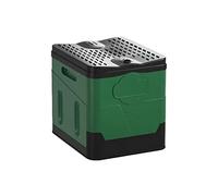 Bwuikim Folding Toilet with Lid Car Boat Portable Potty for Camping Hiking Beach Traffic-Jam Self-driving Travel Trash Can
