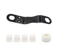 Bwuikim For 15 / 16inch 7 / 8inch Water Heater Drain Plug Kit Include Angled Double Ended Wrench + 4 Pieces Plugs 1/2" NPT Oil Plug Tool Boat Bath Tub Removal Tool Gasket Gasket Transmission