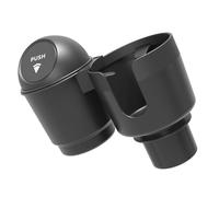 Bwuikim General Car Accessory with Double Purpose Cup Holder & Small Item Storage Space Easy Installation Not Tools Required Spill Proof Car Beverage Owner