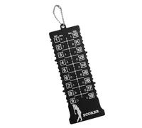 Bwuikim Golfs Score Handheld Scorer Indicators Handy Count Shot Clickers with Keychain for Game Counter Counter