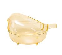 Bwuikim Hamster Bathtub Box Sand Bath Bin Bowl Bathroom for Small Hedgehogs Pan Supplies Toilet