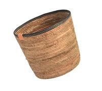 Bwuikim Hand Woven Storage Basket Retro Home Living Room Decorate Flower Baskets Nordic Creative Green Plant Pots Decors Decorative Pots