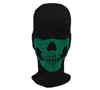 Bwuikim Hat Horrid Skull Cap Crocheted Hat for Women Men Picture Props Scary Robber Cap Cosplay Halloween Party Knitted Hats for Men