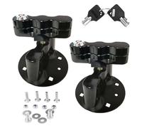 Bwuikim Heavy Duty Keyed Locking Mechanism for Roof Rack Installations Double Tanks Simultaneous Access Control Double Container Security Locks