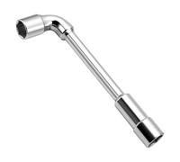 Bwuikim Heavy Dutys Double End Hexagonal Socket Wrench Spanner Tool Precise Engineered Steel Body Comfort Handle Mechanics Essential L Shaped Socket Wrench