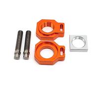 Bwuikim High-performanxce Rear Blocks Chain Adjuster Aluminium-Alloy Suitable for 125-450SX / SXF/XCF Tension Adjuster Tool Motorcycle Alignment Tool