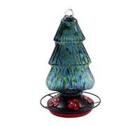 Bwuikim Hummingbird Feeders Outdoor Small Wild Bird Hummingbird Easy Cleaning Hanging Waterer for Garden Yard Christmas Tree Bird