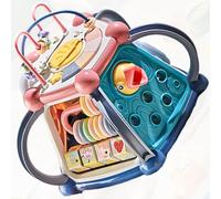 Bwuikim Interactive Learning Block for Sensory Motor Skill Toy with Music & Color Sorting Cognitive Development Multifunctional Educational Toy