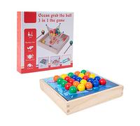 Bwuikim Kids Educational Toy Table Portable Multifunctional Balance Hand Game Supplies Interactive Color & Number Recognition Early Educational Toy