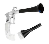 Bwuikim Lightweight Efficient Air Blower with Comfortable Grip and Two Functional Nozzles for Interior Exterior Cleaning Ergonomic Air Duster