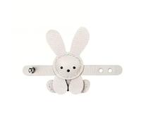 Bwuikim Lovely Rabbits Bag Charms for Purse Backpack Decorations Purse Charm Car Keyrings Leather Handbag Accessories Leather for Car Keys