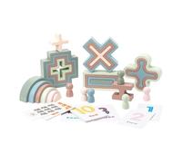 Bwuikim Mathematics Block Toy for Kids Mathematics Stacking Balance Toy Motor Skill for Babies Educational Playset Blocks for Game