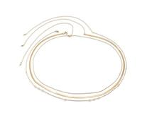 Bwuikim Multi Layer Metal Snake Bone Chain Waist Belt Accessory Stylish Belly Accessories for Parties and Everyday Wear Snake Bone Belt