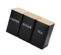 Bwuikim Multifunctional Coffee Teas Sugar Container with Lid Household Food Storage Organizers Multifunctional Canister Teas Ceremony Essential