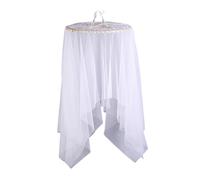 Bwuikim Mystical Veils Hat Breathable Chiffons Adjustable Headbands Artisanal for Role Play Role Play Headwear