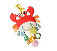 Bwuikim Organ of Sight Catching Infant Encouragement Toy Highlighting Conclude Turn Dynamics and BiComplimentary Fabric Building Soft Fabric Pushchair Toy