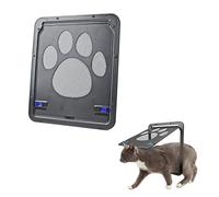 Bwuikim Pet Dog Screen Door for Sliding Protector Cats Automatic Closure Lockable Gate for Small Do Dog Insert Gate for Doors Pet Flap for for Cats Dogs for