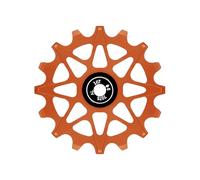 Bwuikim Powerful Cycling Outfit Guide Wheel with Noise Suppression Plan Consistent for Various Cycling Terrains Smooth Shifting Cycle Chain Wheel