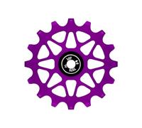 Bwuikim Powerful Cycling Outfit Guide Wheel with Noise Suppression Plan Consistent for Various Cycling Terrains Smooth Shifting Cycle Chain Wheel