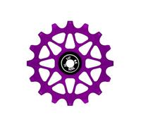 Bwuikim Powerful Cycling Outfit Guide Wheel with Noise Suppression Plan Consistent for Various Cycling Terrains Smooth Shifting Cycle Chain Wheel