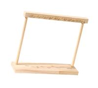 Bwuikim Practical Wood Jewelry Holder Necklace Display Stand Rack Stylish Jewelry Organizers for Professional Use Rack