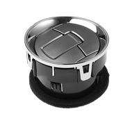 Bwuikim Professional AC Heater Air Vent Front Interior Dashboard Louvres Chrome Compact-size Suitable for 2008-2014 F15 Air Vent Duct