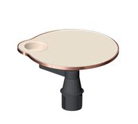 Bwuikim Rotating Vehicle Tray with Foldable Design Perfect for Eating Working or Storing Items Foldable Car Tray