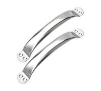 Bwuikim Round Tube Cabinets Handle Heavy Type Stainless Steel Pull for Furniture Drawer Door Chopping Board Simple Mounting Hardware Accessories Kitchen Drawer Pulls Stainless