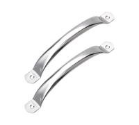 Bwuikim Round Tube Cabinets Handle Heavy Type Stainless Steel Pull for Furniture Drawer Door Chopping Board Simple Mounting Hardware Accessories Kitchen Drawer Pulls Stainless